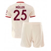 Bayern Munich Thomas Muller #25 Tredje Tröja Barn 2024-25 Kortärmad (+ Korta byxor)